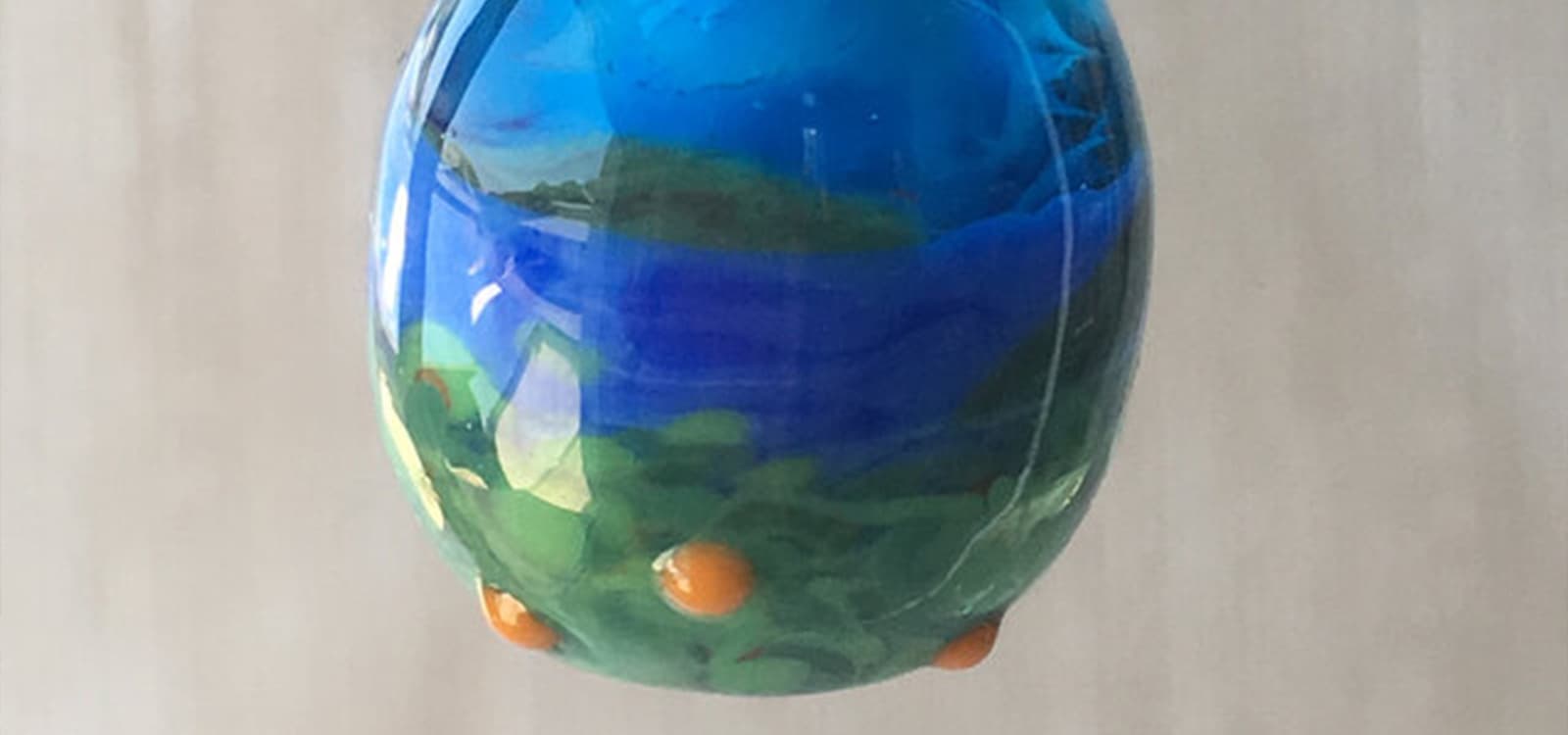 中島ガラスのトンボ玉